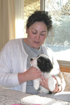 Serene with her new mom, Susan