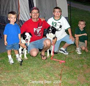 Jake and family camping